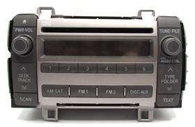 123000-0110e101 Futitsu Ten 2009-2010 Toyota Matrix Am Fm Cd Player Radio Receiver