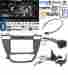 Gm5203brnb Baa2b Ddx9902s Scosche Kenwood Excelon Double Din Dvd Cd Player Car Install Kit Harness Bluetooth 99-2022br