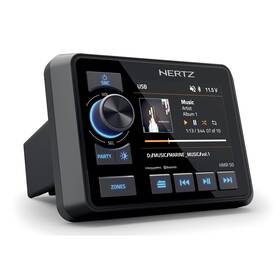 Hertz Hmr-50-uob-k Hmr-50 3-zone Receiver 3.5 Inch Color Tft Ips Display Am/fm/usb/bluetooth