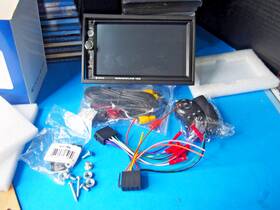 Hikity Camn2042 7 Inch Double Din Car Stereo Touch Screen Radio Sold For Parts Untested