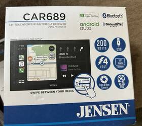Car689 Jensen Touchscreen Multimedia Receiver With Carplay And Android Auto