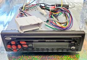 Cd3210 Jensen Car Stereo Am / Fm Cd Reciever Aux 45 W X 4 Clear Faceplate