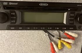 Jdvd-1500 Jensen Jdvd1500 Car Stereo Am/fm Dvd Cd Player Bluetooth Aux In Dash Radio