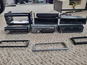 Vm9314 Jensen Lot Of 3 Car Radio/cd/dvd Receivers. Pioneer Jvc Untested