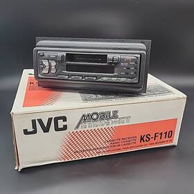 Ks-f110j Jvc Ks-f110 Cassette Player In Dash Receiver Used With Original Box