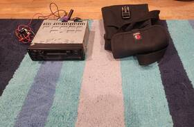 Ks-r570 Jvc Cassette Car Receiver With Wires And Case