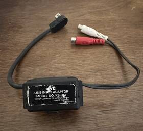 Jvc Ks-u57 Official Oem Aux Line Adapter. Hard To Find