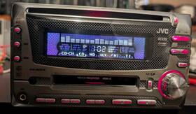 Kw-mz610 Jvc Rare 2 Din Car Radio Mini Disc Cd Spectrum Analzyer Aux Old School