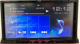 Kw-v51bt Jvc Dvd Receiver - Free Shipping Tested Good Condition