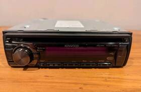 348u Kenwood Car Stereo Bluetooth Kdc - With Bracket And Trim