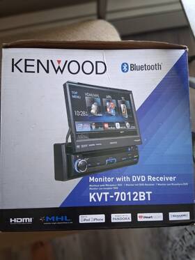 Kvt-7012bt Kenwood 50500070 Dvd Receiver Flip Out Monitor Non-functional