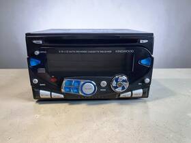 Crw-6-675 Kenwood 3 In 1 Cd Auto Reverse Cassette Receiver Dash Car Radio