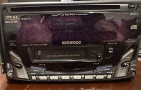Dpx-4000 Kenwood 2din Cd Cassette Player Dsp Car Audio Deck Jdm Working P71748