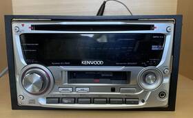 Dpx-44 Kenwood Car Audio 2din Cd Cassette 13pin-bus Working Tested Jdm Used