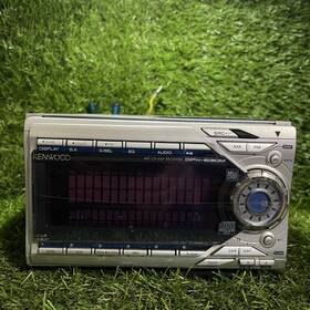 Dpx-630m Kenwood 2din Cd Md Receiver Car Audio Silver Bluetooth Vintage Japan