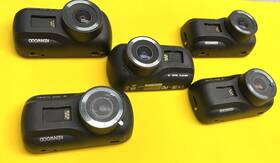 Drv-a301w Kenwood Lot Of 5x Untested Hd Dash Cam / As Is
