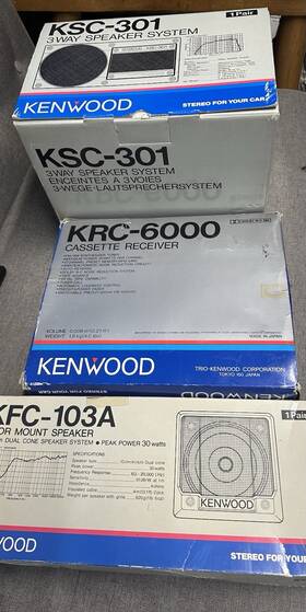 Kenwood Kfc-103a Krc-6000 Ksc-301 Saleen Muscle Car Crazy