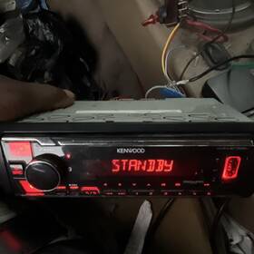 Kmm-bt388u Kenwood 1 Din Digital Media Receiver Bluetooth Usb Aux Detachable