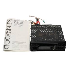 Krc-340 Kenwood Pull Out Car Stereo Cassette Receiver Vintage Old School