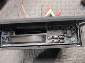 Krc-801 Kenwood Old School Cassette Radio Hidden Face - Needs Service