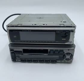 Rx-350 Kenwood Rd-350 Cd Cassette Player Set Good Condition