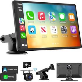 Laviay 710638383917 Wireless Carplay Touchscreen With 4k Dash Cam Portable Apple - Scratch And Dent