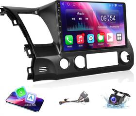 Leadfan Us02-sw140-2 Car Radio For Honda Civic 2006-2011 Stereo With Wireless Carplay Android Auto