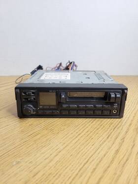 Mcr-90-909hp Majestic Car Radio Cassette Am/fm Aux Single Din In Dash Audio Unit
