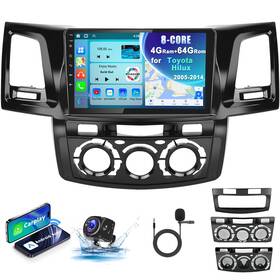 A7185a3453h1mi2 Meteeser 8core 4 64g Car Stereo For Toyota Hilux 2005-2014 Wireless Carplay Android Au