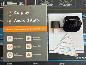 00786820850253 Mycimre Teeran Wireless Carplay Adapter 2025 Upgrade Wired To
