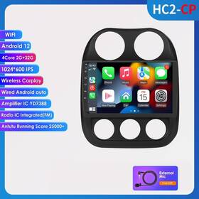 Ossuret 751580454157 10.1 Inch Android 12 Car Stereo With Gps Navigation Carplay Bluetooth