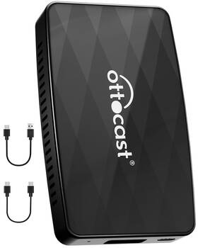 Ottocast 725414681538 Ottoadapter Mx Wireless Apple Carplay Android Auto Adapter With Airplay 3- Inch