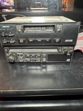 B8106-c9926 Panasonic 240sx Original Double Din Radio Receiver Car Stereo Cd Player And Cassete