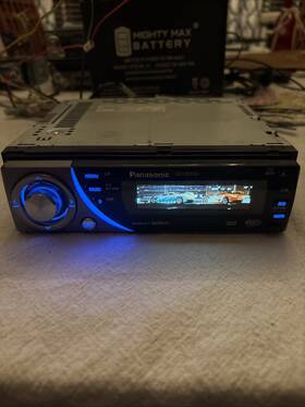 Cq-c8313u Panasonic 50wx4 Car Headunit Cd Player Tested Working