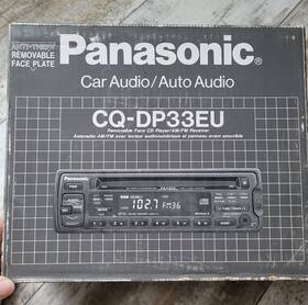 Panasonic Cq-dp33eu Car Audio Original Box Only - Vintage