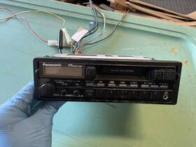 Panasonic Cq-e410eu E410 Am/fm Single-din Cassette Auto Radio Untested