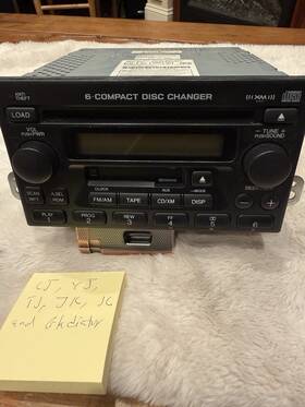 Panasonic Cq-eh84610lc Car Radio And Cd Players Model 39100-s9a-a601