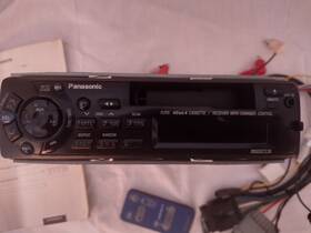 Cq-r255euc Panasonic Am/fm Cassette Car Stereo With Wiring Harness And Remote