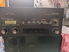 Ct-c23ea Panasonic Vtg Old 1.5 Din Car Stereo Analog Tuning Clock Dodge Gm Chevy Hot Rod