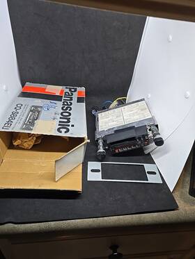 Cq-s884eu Panasonic S884 Vintage Car Radio Cassette Player Untested Free Shipping