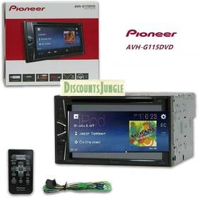 Avh-g115dvd Pioneer 018263350282 In-dash Double-din Dvd Player Usb Multimedia Av Stereo Recei