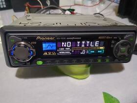 Deh-p6200 Pioneer Faceplate Cd Player Old School Bluetooth Alarm