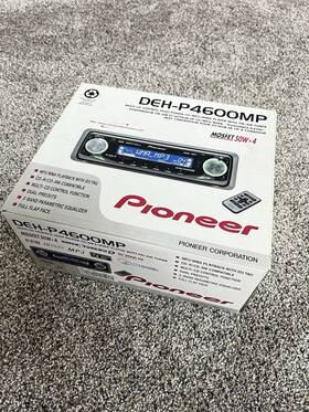 Pioneer Dehp6400mp Deh-p6400 Radio Cd Player. Rare Stereo Mosfet 50wx4