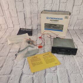 Ke-2323 Pioneer Vintage Car Stereo Am/fm Radio Cassette Player With Box For Parts