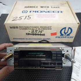Ke-2515 Pioneer Vtg Analog Cassette Car Stereo Japan Fm/am Tuner Supertuner