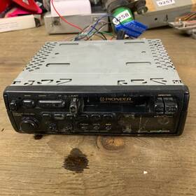 Pioneer Ke-7200gr Car Stereo Cassette Tuner Single Din Black Am Fm Player Parts
