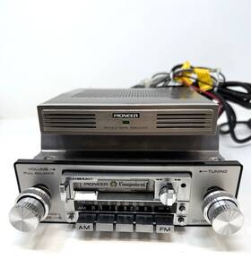 Kpx-9500 Pioneer Vtg Cassette Car Stereo With Gm-4 Amplifier For Parts / Repair