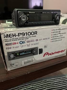 Pioneer Meh-p9100r Md Player In Dash Receiver