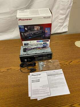 Mvh-s322bt Pioneer Silver Black Wireless Bluetooth Digital Media Receiver