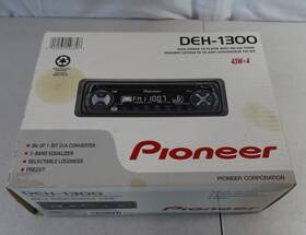 Rp-8075rs Pioneer Car Deck Cd Player Am/fm Radio Turner Model Deh-1300 Single Din In Dash